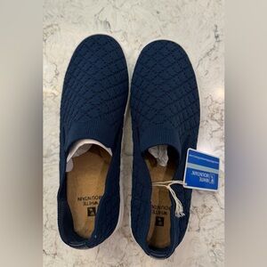 White Mountain Men's Dark Blue Slip-On Loafers